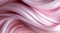 Flowing pink and white hair strands with smooth wavy texture creating dynamic movement for beauty and fashion design projects.