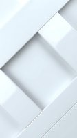Minimalist white geometric composition featuring overlapping rectangular shapes and recessed frames creating depth and shadow play for modern design projects.