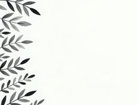 Elegant botanical border with gray leaves on cream background for wedding invitations, greeting cards and feminine design projects.