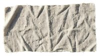 Crumpled beige fabric with deep wrinkles and shadows, creating texture and dimension. Suitable for backgrounds, overlays, and design projects.