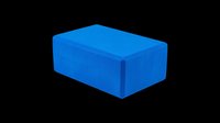 Bright blue rectangular block isolated on transparent background, ready for design use on t-shirts, clipart, stickers, print-on-demand products, and sublimation projects.