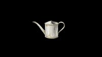 Vintage metal watering can isolated on transparent background, ready for t-shirt design, clipart, stickers, print-on-demand products, and sublimation projects.