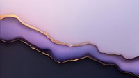Abstract purple and navy blue fluid waves with golden lines creating elegant liquid marble texture for luxury backgrounds and modern design projects.