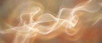Abstract flowing light waves in warm golden and cream tones create ethereal movement across soft blurred background, suitable for wellness, spirituality, and modern design projects.