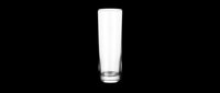 Empty tall glass isolated on transparent background, ready for beverage mockups, product design, t-shirt graphics, clipart, stickers, and print-on-demand projects.