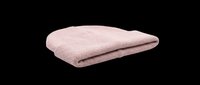 Folded soft pink knit blanket isolated on transparent background, ready for t-shirt design, clipart, stickers, print-on-demand products and sublimation projects.