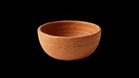 Rustic terracotta clay bowl isolated on transparent background, ready for stickers, print on demand, sublimation, T-shirt design, and digital clipart use.
