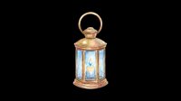 Watercolor vintage lantern with glowing candle inside, isolated on transparent background. Great for stickers, t-shirt design, print on demand, and sublimation clipart.