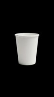 White paper cup isolated on transparent background, ready for mockup, clipart, sticker, print on demand, sublimation, and t-shirt design use.