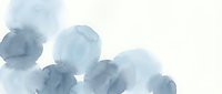 Abstract watercolor background with soft blue and gray paint blobs creating organic flowing shapes for modern design projects and artistic compositions.