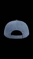 Blue baseball cap isolated on transparent background, ready for t-shirt design, sublimation, print-on-demand products, stickers, and clipart applications.