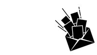 Scattered black geometric shapes and angular fragments creating dynamic abstract composition on white background for modern design projects.