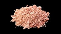 Loose mineral powder in warm peachy-pink tone, isolated on transparent background. Ready for cosmetics, beauty, makeup design, sublimation, print-on-demand products, and digital design projects.