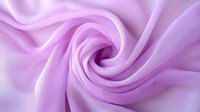 Soft lavender purple chiffon fabric with elegant swirls and flowing texture for fashion design, wedding decor, and luxury textile projects.