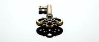 Revolver cylinder with bullets isolated on white background, ready for design use on merchandise and promotional materials.