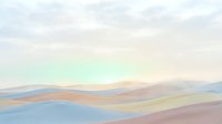 Soft pastel abstract landscape with flowing waves of blue, pink, and cream tones creating a serene, minimalist background suitable for design projects and digital artwork.