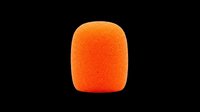 Bright orange sponge isolated on transparent background, ready for clipart, t-shirt design, stickers, print-on-demand products, and sublimation projects.