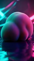 Abstract spheres with neon cyan and magenta lighting effects on dark background. Glowing geometric forms for modern design, tech, and creative projects.