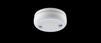 Smoke detector isolated on transparent background, ready for design use in safety signage, instructional graphics, t-shirt designs, clipart collections, and print-on-demand products.