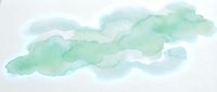 Abstract watercolor green wash texture with soft flowing brushstrokes on white paper background for artistic design projects and creative layouts.