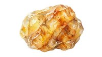 Rough citrine crystal cluster with golden yellow hues and translucent facets, isolated on white background for jewelry, mineral collection, and wellness design projects.