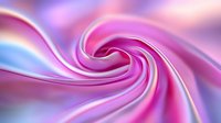 Smooth swirling abstract background in pink and blue gradient colors with silky satin texture creating dynamic spiral motion effect. Elegant luxury design element.