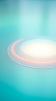 Glowing circular plate with pink neon rim on turquoise gradient background, isolated design element suitable for web graphics, presentations, and digital product mockups.