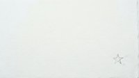 Minimalist star outline on white textured background, isolated design element suitable for graphic design, web projects, and print materials.