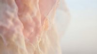 Soft pastel abstract background with flowing translucent layers in pink, cream and beige tones. Suitable for wellness, beauty and lifestyle design projects.