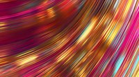 Vibrant flowing abstract waves with dynamic multicolored streaks in red, orange, pink and gold creating energetic motion blur effect for modern digital art.