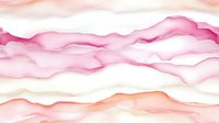 Soft pink and peach watercolor waves create gentle flowing layers in abstract pattern, seamless repeat design for modern minimalist backgrounds and textile prints.