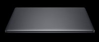 Sleek dark gray laptop isolated on transparent background, ready for design use on t-shirts, clipart, stickers, and print-on-demand products.