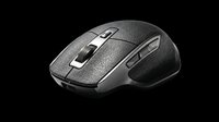 Ergonomic gaming mouse with multiple buttons isolated on transparent background. Ready for clipart, print-on-demand, t-shirt design, sublimation, and digital product use.