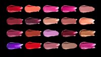 Lipstick swatches in assorted shades isolated on transparent background, ready for cosmetics design, print-on-demand products, packaging mockups, and digital beauty applications.