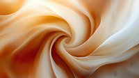 Smooth swirling abstract background with cream and caramel tones creating elegant spiral pattern for luxury branding and design projects.