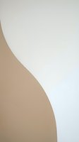 Abstract curved shapes in warm beige and white tones creating modern minimalist geometric composition for contemporary design projects.