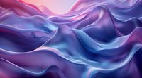 Abstract fluid waves in vibrant purple and blue colors creating dynamic flowing motion background perfect for modern design projects and presentations.