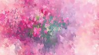 Watercolor floral arrangement with vibrant pink and magenta blooms blending into soft purple and white tones, creating an artistic, dreamy aesthetic suitable for backgrounds, wallpapers, and design projects.