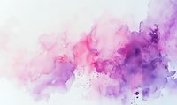 Pink and purple watercolor splash on white background, soft gradient abstract art with fluid paint texture and delicate color transitions. Suitable for design projects.