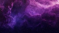 Mystical purple and pink nebula with swirling cosmic clouds against dark space background, creating dramatic celestial atmosphere for astronomy and space designs.