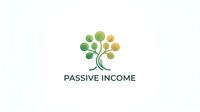 Stylized tree with green and gold coins as foliage symbolizing financial growth, wealth accumulation, and passive income generation for business and investment concepts.