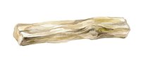 Isolated driftwood log with natural weathered texture and pale golden tones, ready for design projects, home decor concepts, and nature-themed compositions.