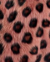 Pink leopard print fur texture with black spots creates seamless pattern for fashion, textile and surface design projects. Trendy animal pattern background.