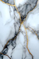 Luxurious white and gray marble texture with golden veins creating an elegant natural pattern. Perfect for luxury interior design and premium packaging backgrounds.