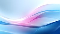 Smooth flowing curves in pink and blue gradient create dynamic abstract background with soft light effects and elegant wave motion for modern design projects.