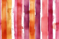 Vibrant watercolor stripes in warm tones of red, orange, pink and burgundy create abstract vertical pattern on white background. Seamless repeat design for fabric and paper.