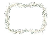 Watercolor botanical frame with dried grasses and delicate foliage on white background, isolated design element for invitations, cards, and creative projects.