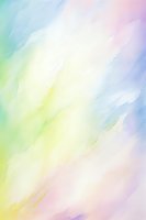 Soft pastel rainbow colors blend in diagonal brush strokes creating dreamy abstract background with gentle transitions between pink, yellow, blue and green hues.