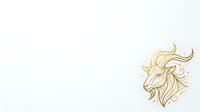 Taurus zodiac sign with flowing mane and horns, isolated line art illustration on white background suitable for astrology designs, horoscope graphics, and merchandise applications.