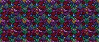 Colorful gemstones seamless pattern with precious stones in vibrant hues. Repeating design tiles perfectly for backgrounds, textiles, and decorative projects.